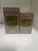 2x Bvlgari Man Wood Essence Natural Spray 1x 100ml (RRP £101) 1x 60ml (RRP £69)