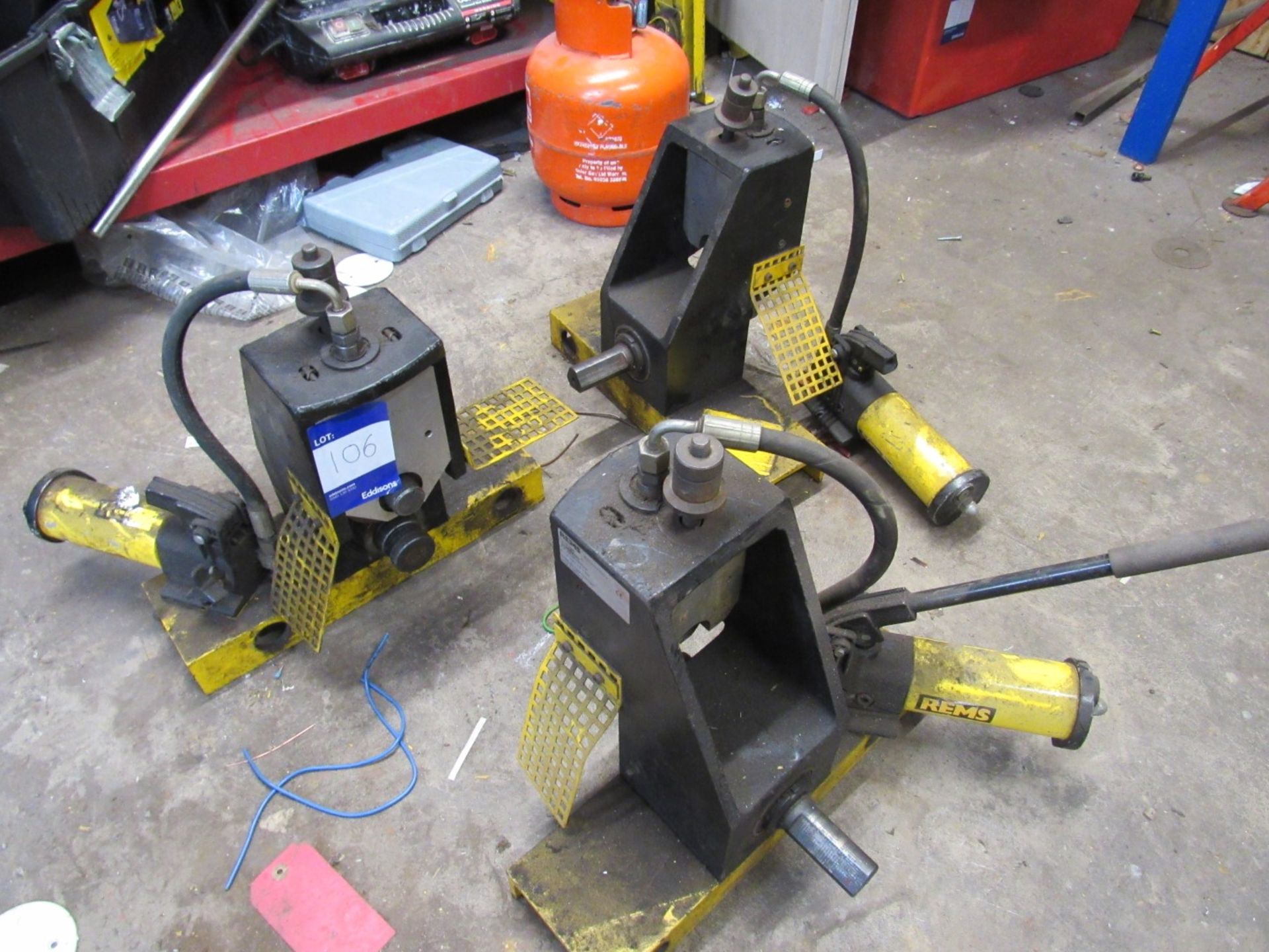 3 x Rems roll grooving attachments