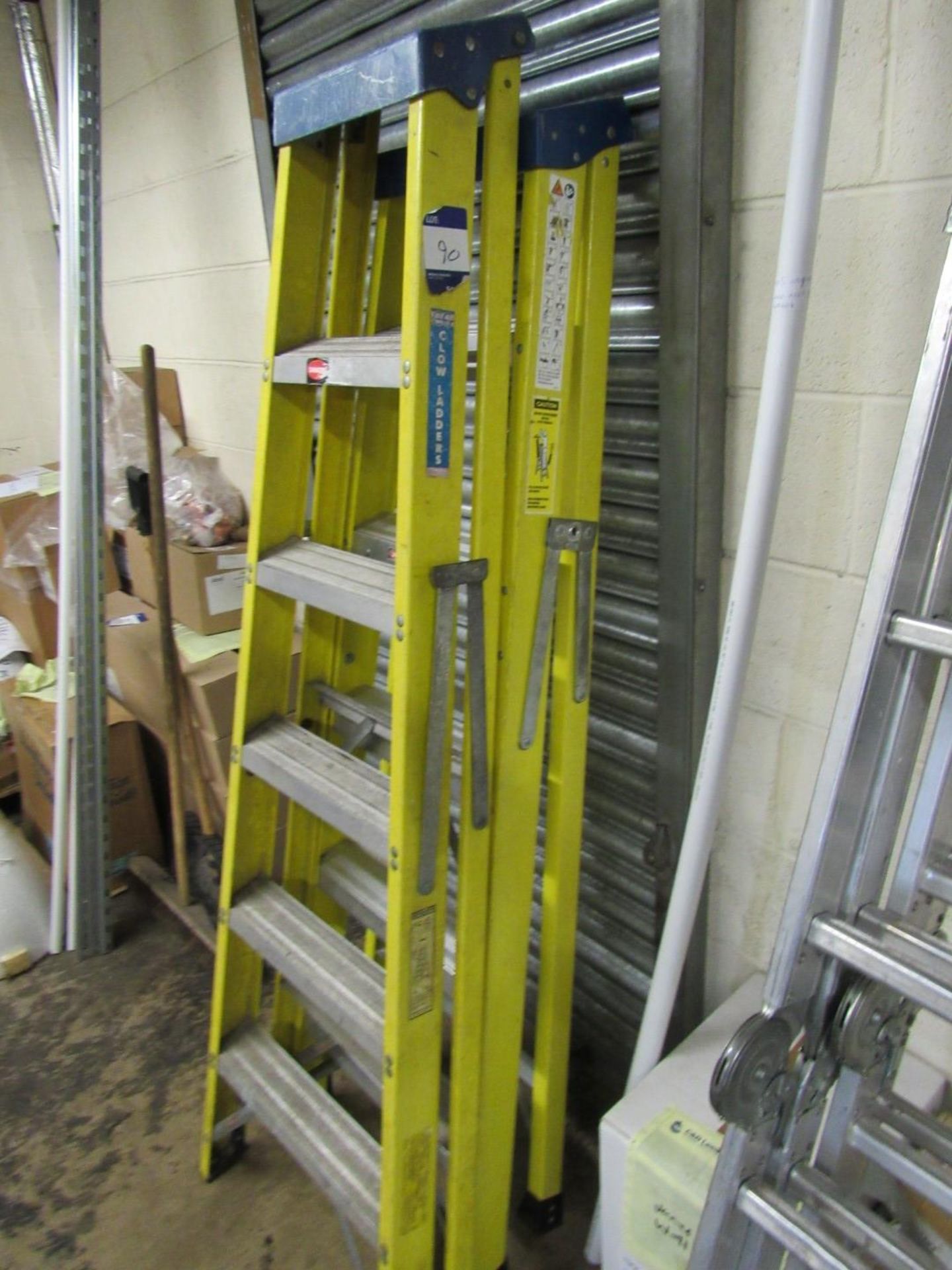 2 Fibreglass ladders