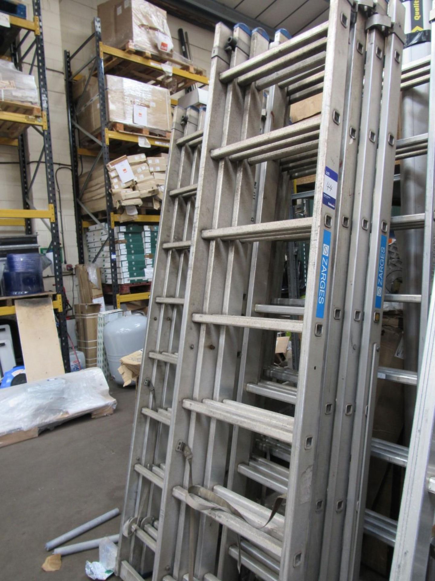Large quantity various ladders