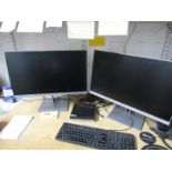 2 HP E243 Monitors