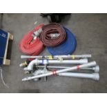 Various stand pipes and lay flat hose