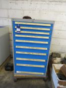 Bott 10 Drawer Workshop Tool Cabinet and Contents