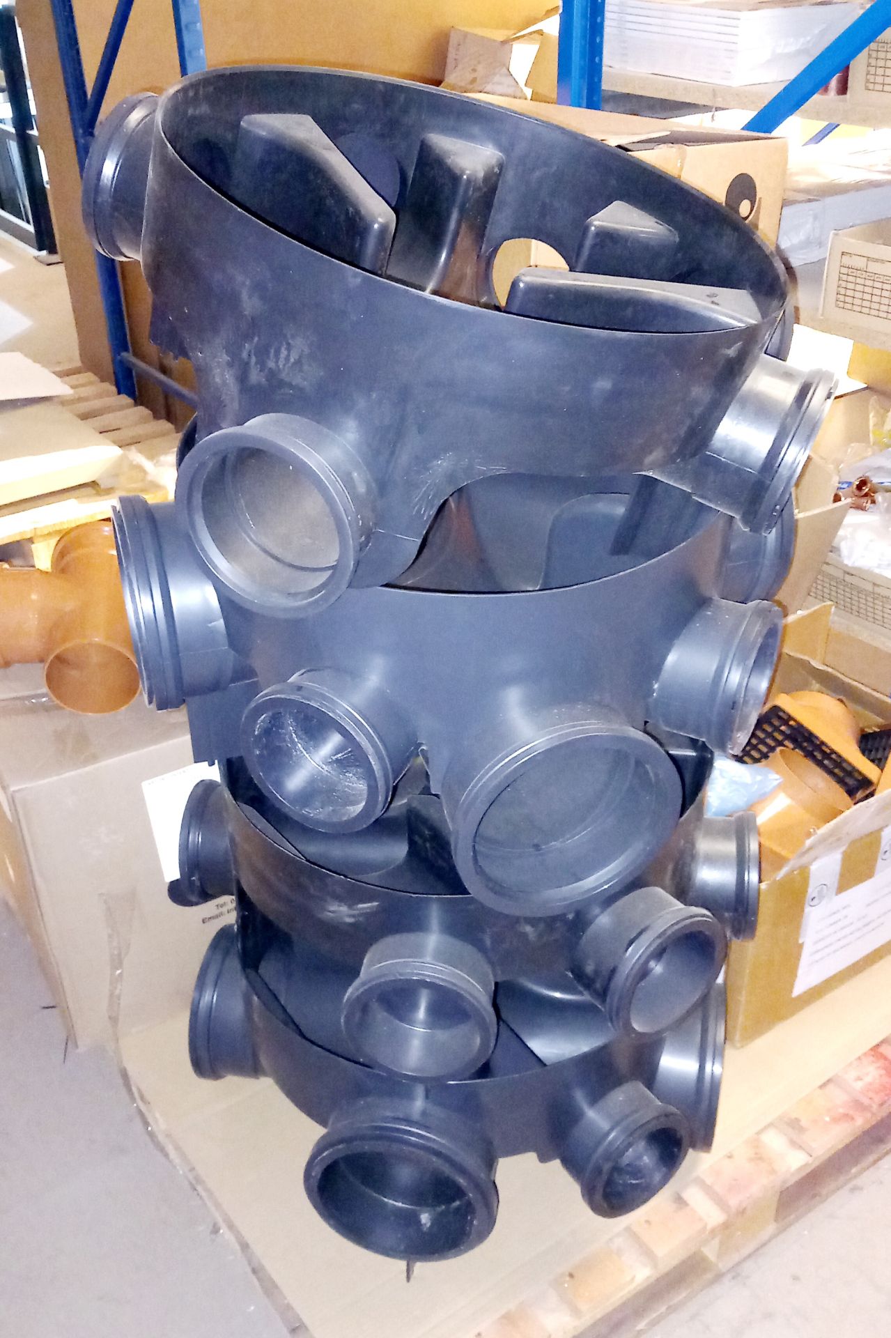 Large quantity of Groundwork components to include P-Traps, 15° Bend DS, DP Coupler 110mm, 88° swept - Image 4 of 7