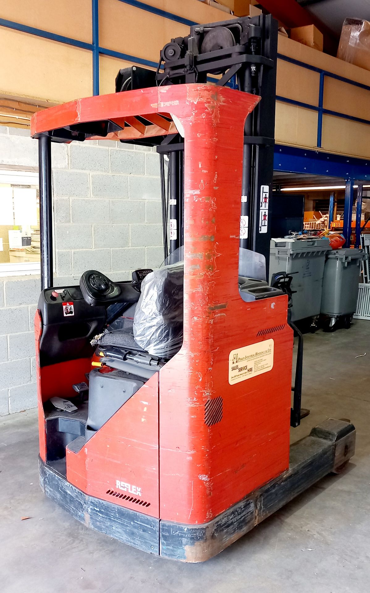 BT RR B2/14 Reflex electric forklift Year 1996 Lift height 6300mm, Lift capacity 1,475kg, Serial - Image 2 of 6