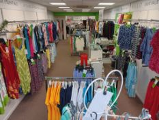 Loose Contents of Store Including Very Large Quantity of Clothing & Homeware to Include Ladies, Mens