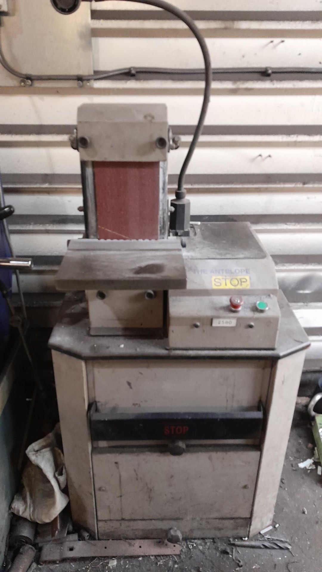 ‘The Antelope’ vertical band sander with extraction unit, Serial Number Unknown, Risk Assessment and - Image 2 of 2