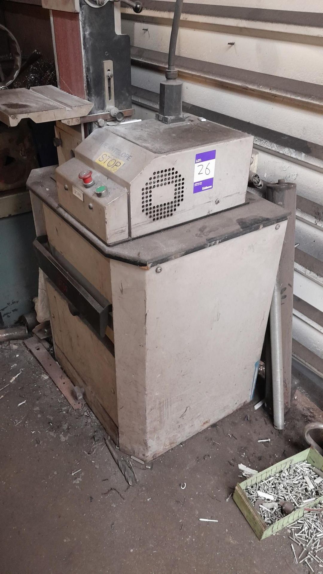 ‘The Antelope’ vertical band sander with extraction unit, Serial Number Unknown, Risk Assessment and