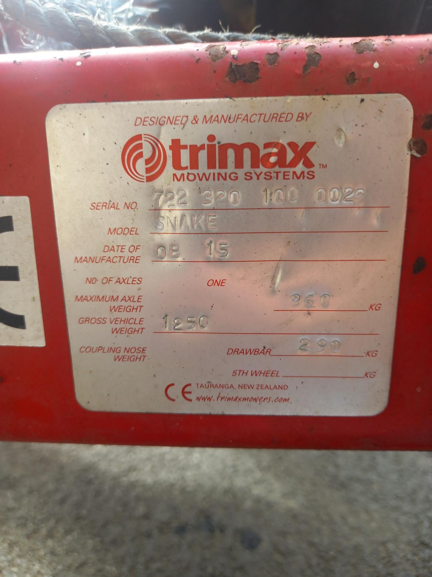 Trimax Snake Articulating Rotary Mower - Image 9 of 9