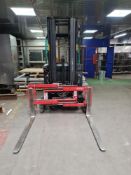 Mitsubishi Side Reach Fork Truck RB16N25 Type Serial No. RFB33A10020 Hours 1198