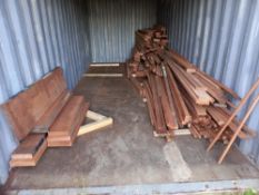 Qty of Timber Offcuts within Container