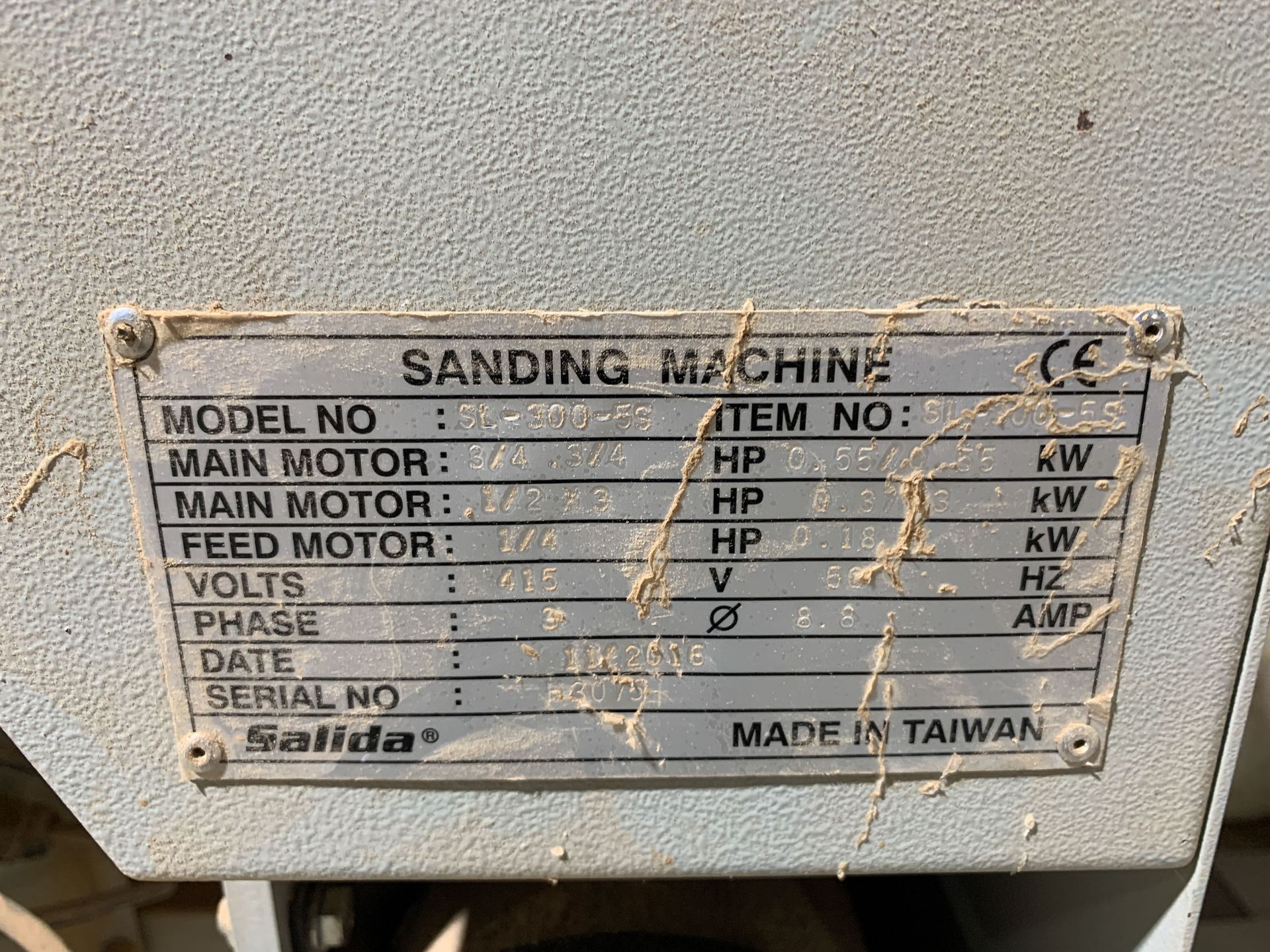 UNOSAND SL-300-5S Multi-Head Sanding Machine. - Image 6 of 6