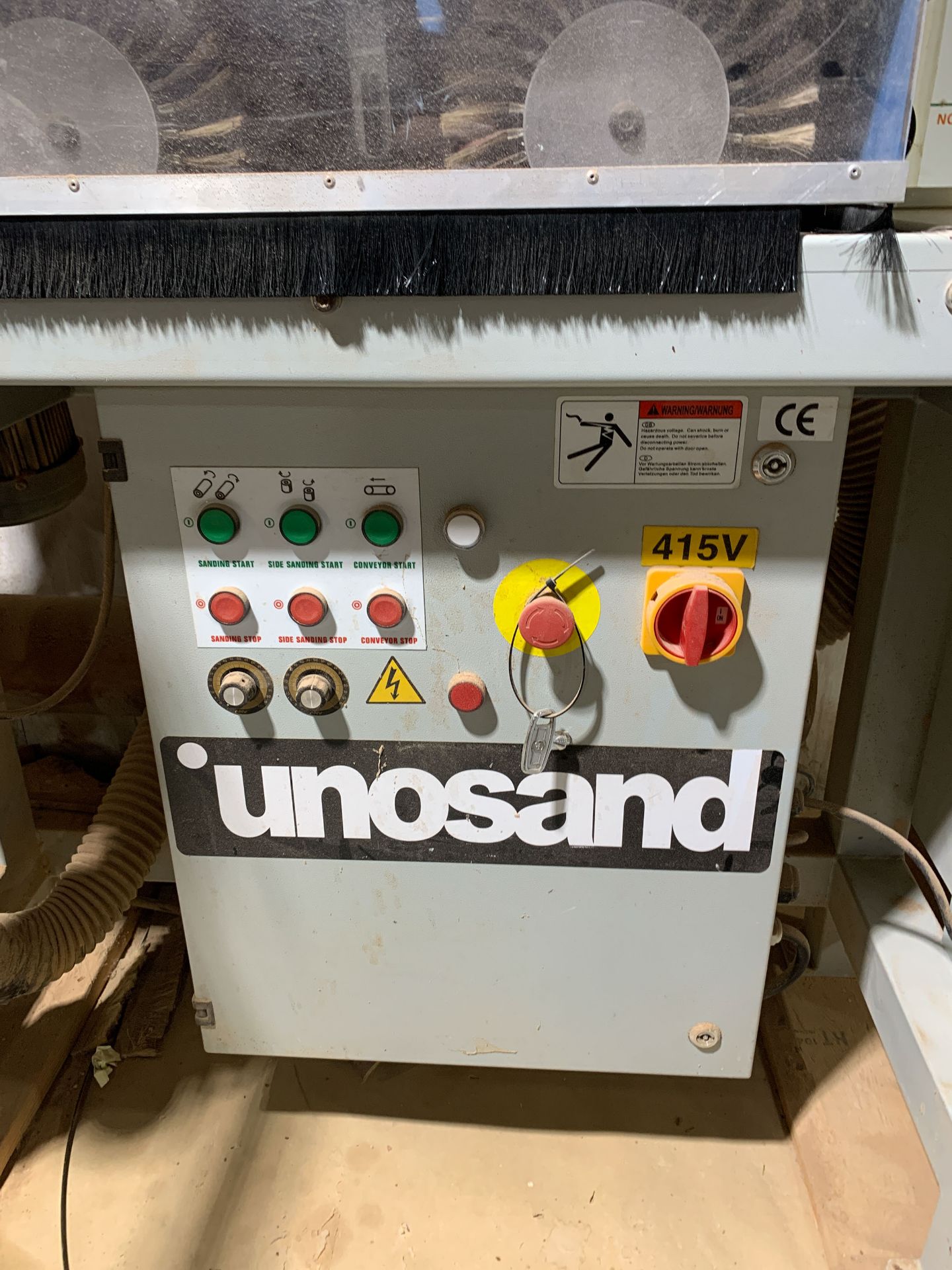 UNOSAND SL-300-5S Multi-Head Sanding Machine. - Image 2 of 6