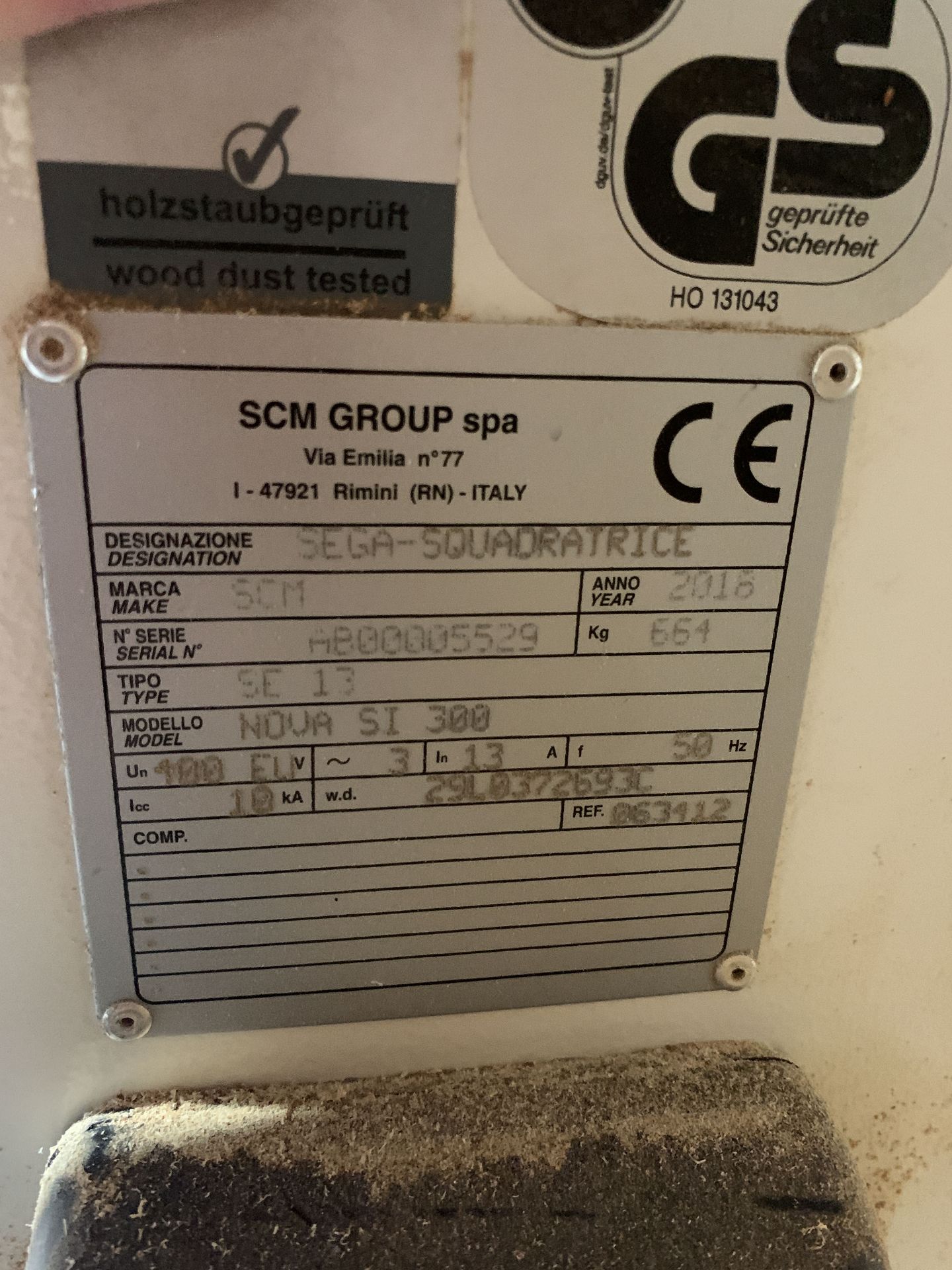 SCM Nova SI300 Sliding Table Panel Saw. - Image 11 of 11