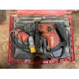 Hilti TE 6-S Hammer Drill - 110V in case