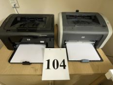 HP Laserjet P1102W and 1010 printers