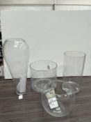 A Selection of Glass Vases