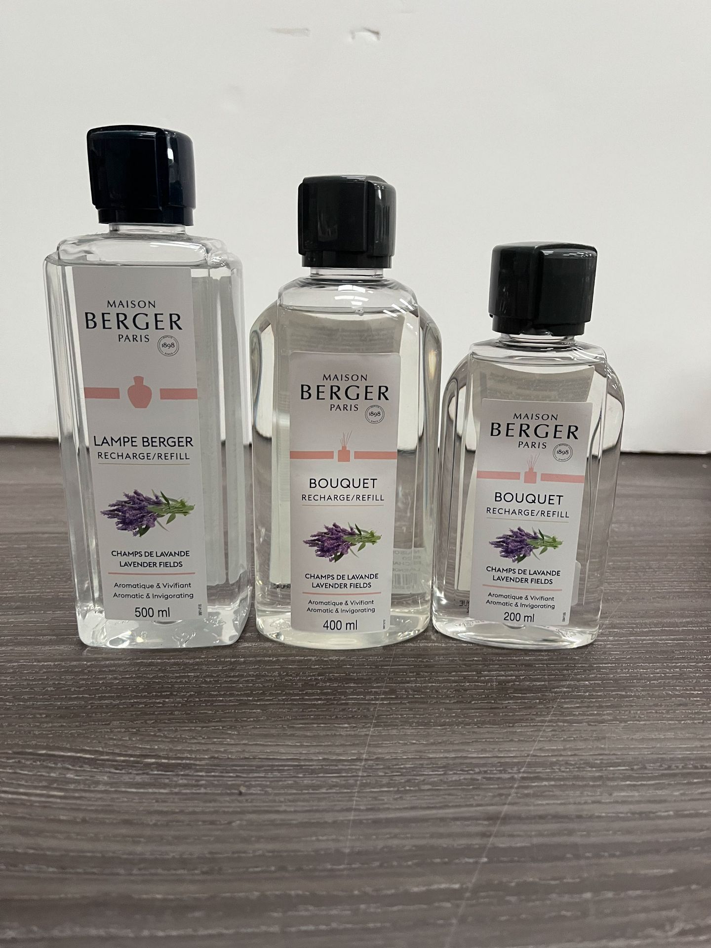 A Selection of Mason Berger Paris Refill Scents in 'Lavender Fields'