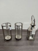 A Selection of Glass Lanterns