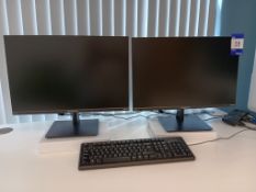 2 x Hannspree 24” Monitors