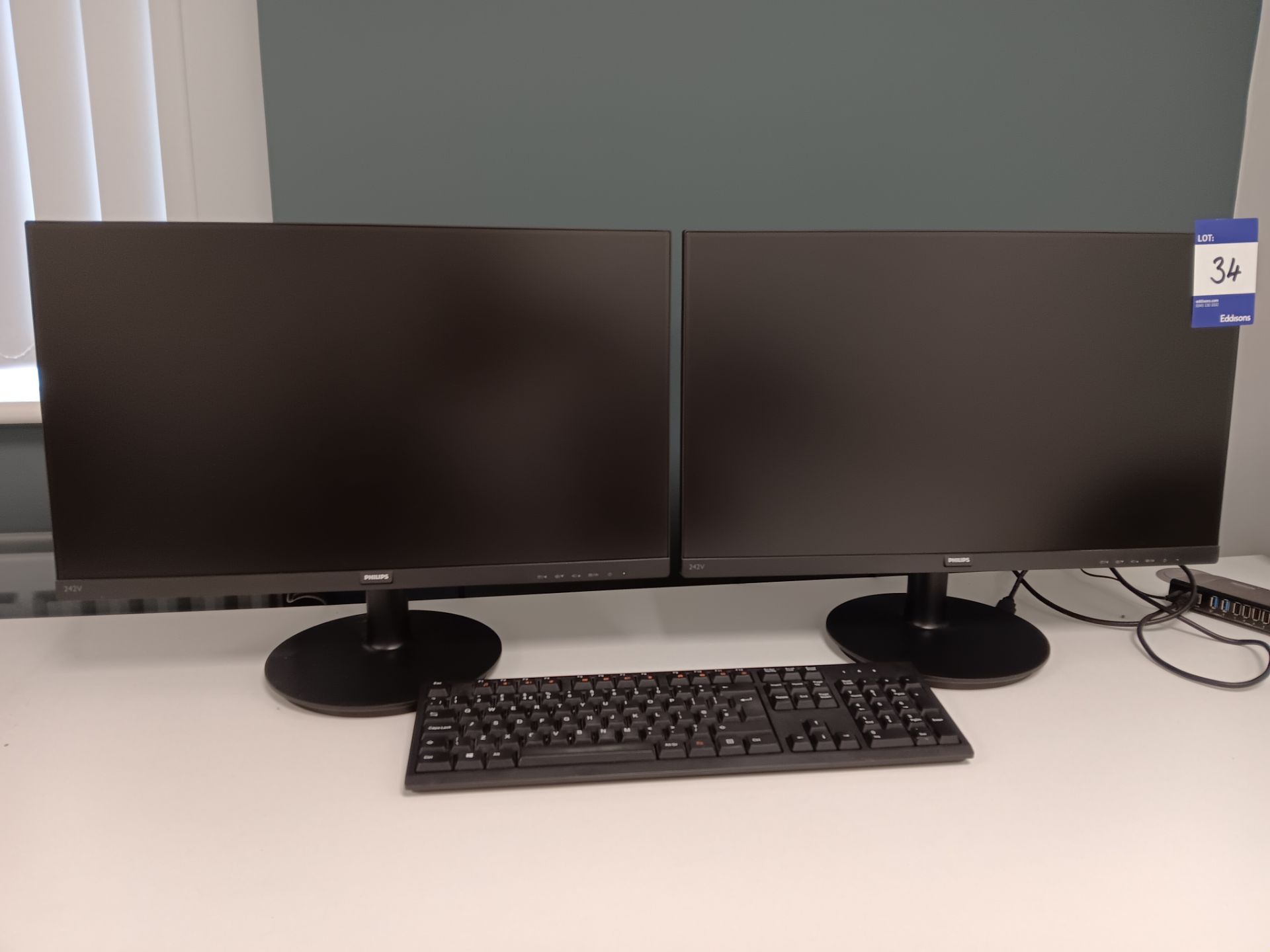 2 x Philips 24” Monitors