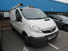 VAUXHALL VIVARO SWB DIESEL (06-14) 2.0CDTI [115PS] Van 2.7t Euro 5 (11-14) Registration YF63WTU,