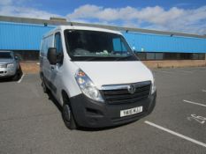 Vauxhall Movano 28 L1 Diesel, Registration YA16 MJJ, 221,498 Miles, Date of Registration 15 June