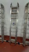 Zarges 40228 3 piece ladder (located in Northampton)