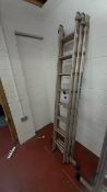Zarges 41538 3 piece step-ladder (located in Northampton)