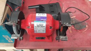 Sealey 6” Bench Grinder and wire brush, 240v (located in Northampton)