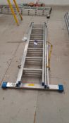 Zarges Trade 3 piece step-ladder, each stage – 7 rungs (located in Northampton)