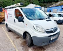 VAUXHALL VIVARO SWB DIESEL 2.0CDTI [115PS] Van 2.7t Euro 5. Reg: YH13 ZRX. Mileage: 339,489. MOT: