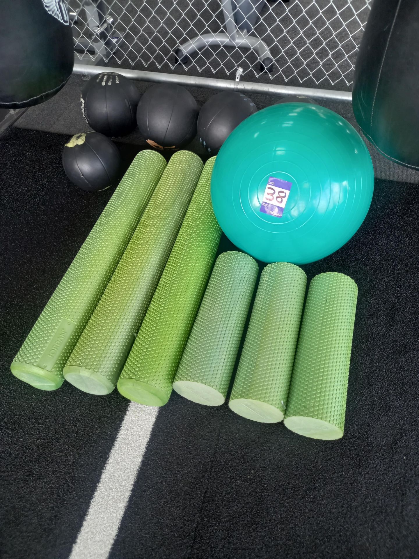 Gym Equipment Inc Core Foam Exercise Rollers, Medicine Balls and Balance Ball
