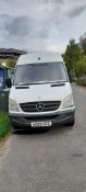 Mercedes Benz Sprinter 313 CDI Long Diesel, High Roof Van, Registration AO09 OCE, odometer reading