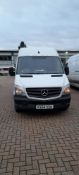 Mercedes Benz Sprinter 313 CDI Long Diesel, High Roof Van, Registration KV64 SSK, 206,978 miles. MOT