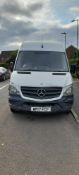 Mercedes Benz Sprinter 314 CDI Long Diesel, High Roof Van, Registration WP17 FOF, odometer reading