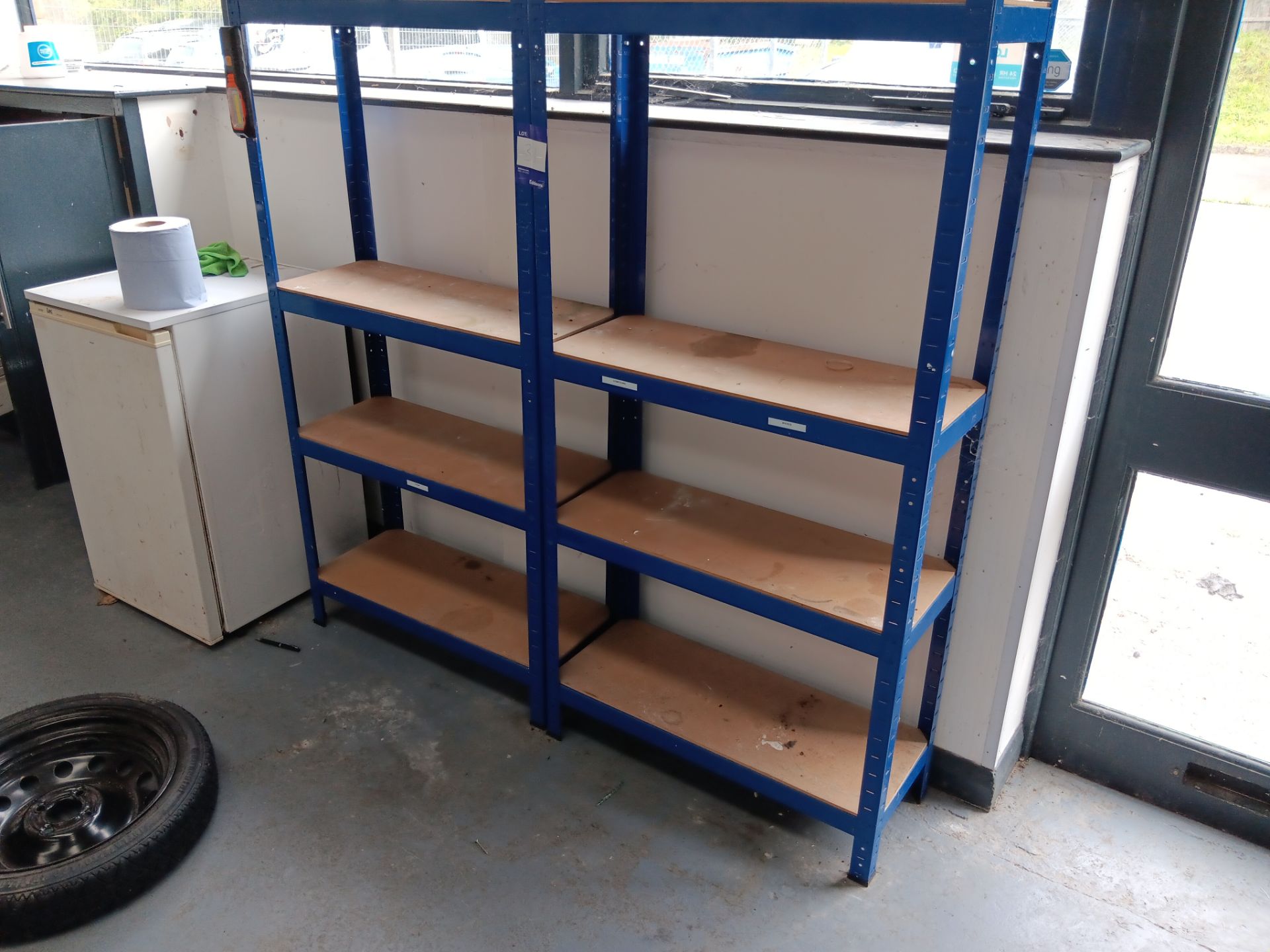 4 x Bays boltless racking and 4 x boltless workbenches - Image 2 of 4