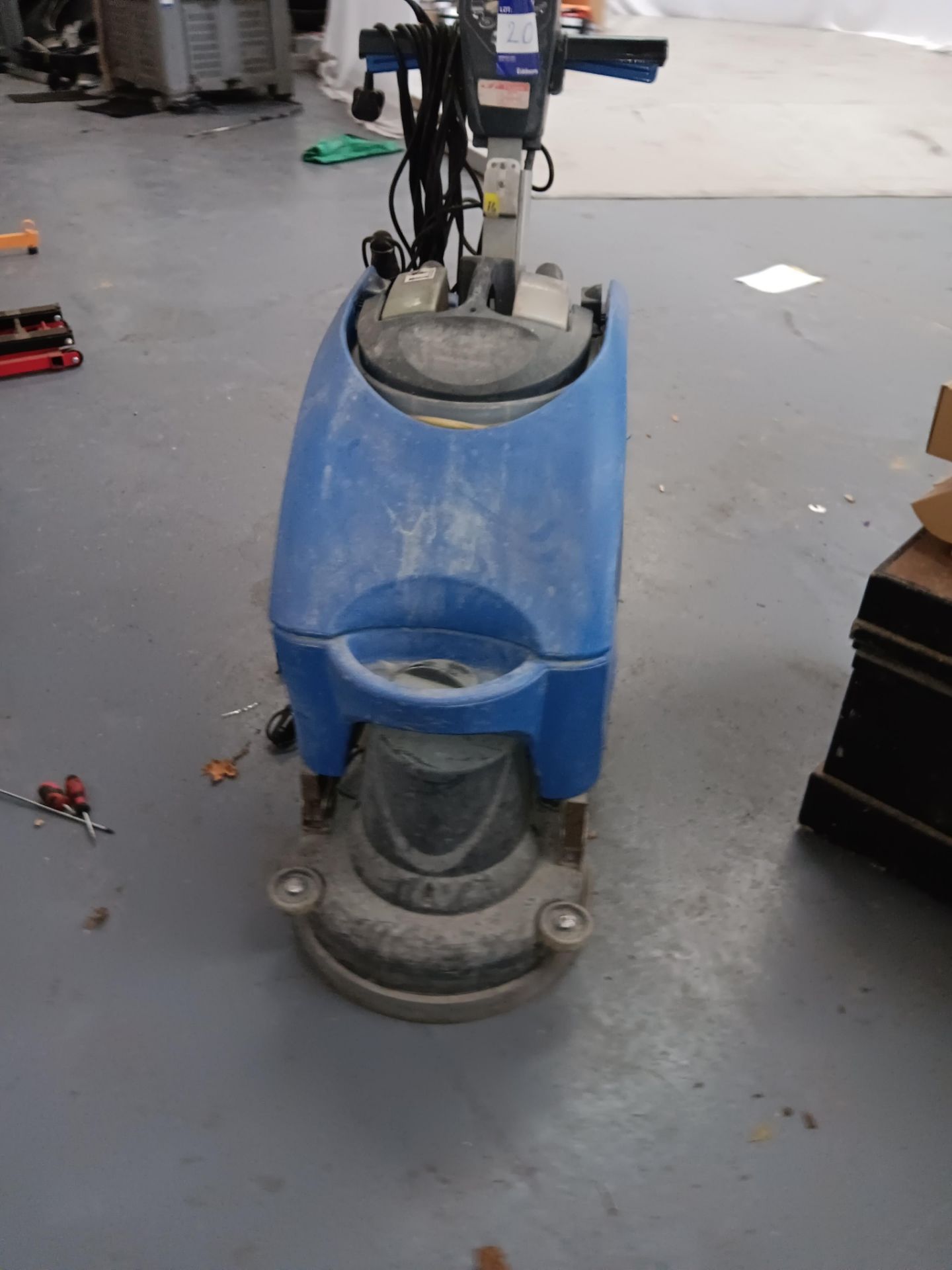 Numatic TT34505 Twintec 30litre mains powered floor scrubber, serial number 073710412