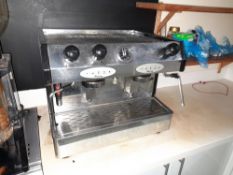 Assortment of catering equipment, to include Francino twin station coffee machine, Francino coffee
