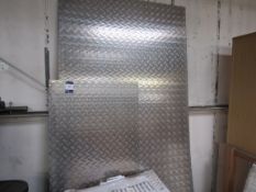 Quantity aluminium checker plates