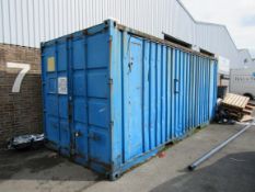 20ft Shipping Container (Delayed collection until 4PM on last day of collection)