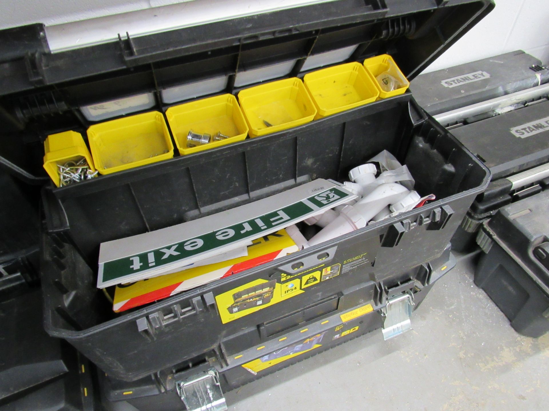 8 Stanley Fat Max Toolboxes with various contents - Image 5 of 5