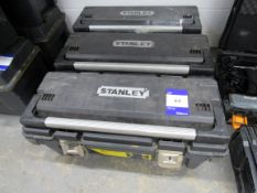 Stainley toolbox various contents x 3