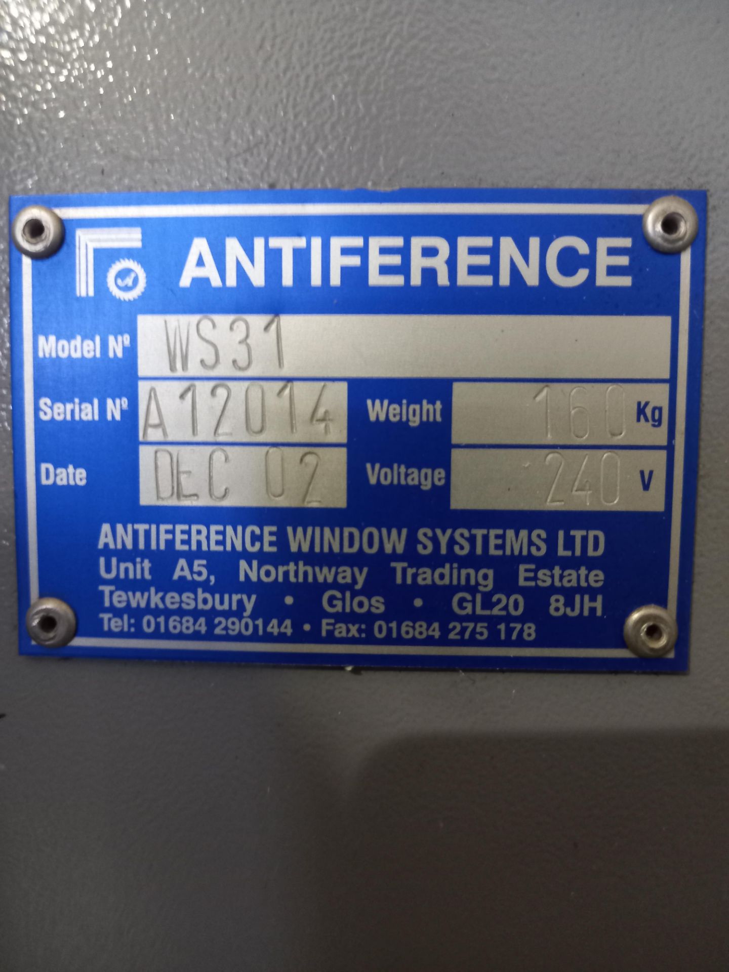 Antiference Model WS31 Drainage Router. - Image 2 of 2