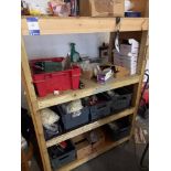 Contents of 4 Tier Wooden Storage Rack