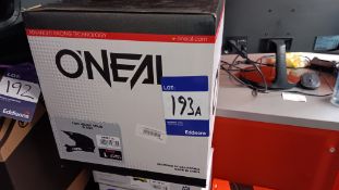 Oneal 1SRS Helmet Solid Black, Size L RP £80