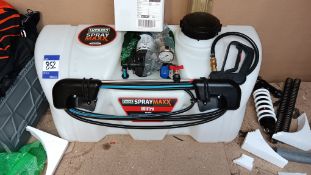 Portek SprayMaxx 90 Ltr ATV mounted sprayer.