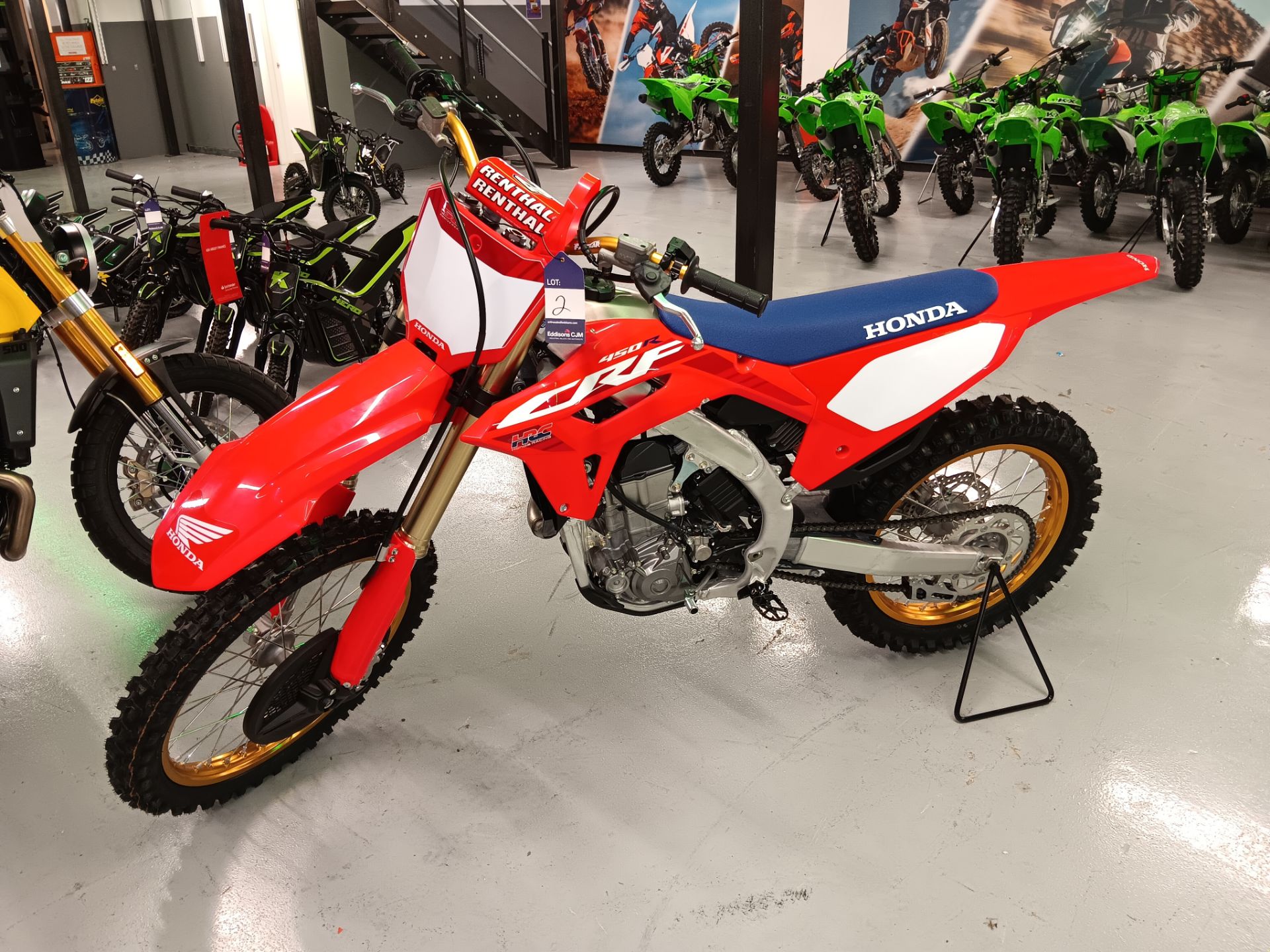 HONDA CRF450R, VIN No: JH2PE07A1PK601387, Year: 2023 (Retail price £7,995)