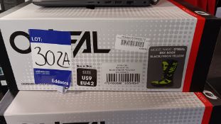 ONEAL RSX BOOT BLACK/NEON YELLOW US9/UK8/EU42 (Retail Price £139.99)