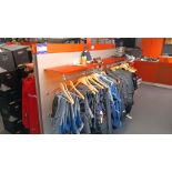 3 x KTM double sided retail display stands & Husqvarna double side retail display stand (contents